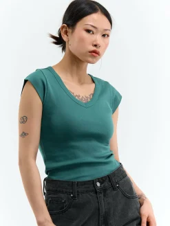 GATE Bawełniana koszulka| Koszulki I Topy·Koszulki