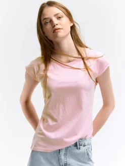 GATE Bawełniana koszulka| Koszulki I Topy·Koszulki