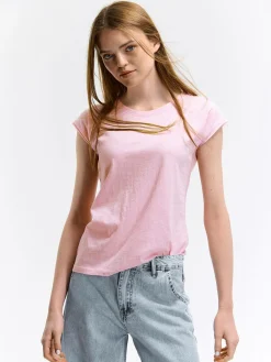 GATE Bawełniana koszulka| Koszulki I Topy·Koszulki