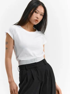 GATE Bawełniana koszulka| Koszulki I Topy·Koszulki