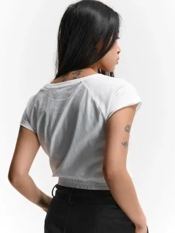 GATE Bawełniana koszulka| Koszulki I Topy·Koszulki