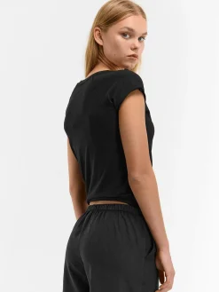 GATE Bawełniana koszulka| Koszulki I Topy·Koszulki