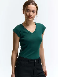 GATE Bawełniana koszulka| Koszulki I Topy·Koszulki