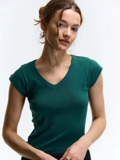 GATE Bawełniana koszulka| Koszulki I Topy·Koszulki