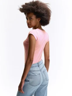 GATE Bawełniana koszulka| Koszulki I Topy·Koszulki