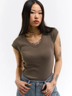 GATE Bawełniana koszulka| Koszulki I Topy·Koszulki