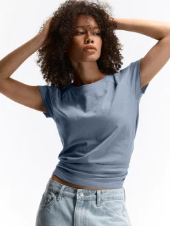 GATE Bawełniana koszulka| Koszulki I Topy·Koszulki