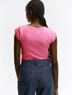 GATE Bawełniana koszulka| Koszulki I Topy·Koszulki