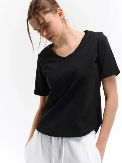 GATE Bawełniana koszulka| Koszulki I Topy·Koszulki