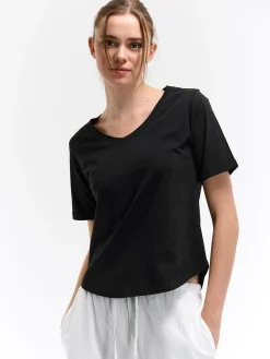 GATE Bawełniana koszulka| Koszulki I Topy·Koszulki