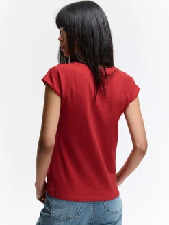 GATE Bawełniana koszulka| Koszulki I Topy·Koszulki