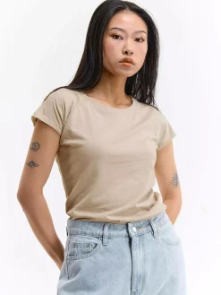 GATE Bawełniana koszulka| Koszulki I Topy·Koszulki