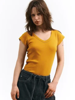 GATE Bawełniana koszulka| Koszulki I Topy·Koszulki