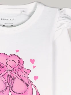 GATE Bawełniana koszulka|Dzieci Dziewczynki·Koszulki I Topy