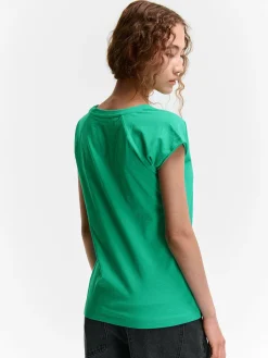 GATE Bawełniana koszulka| Koszulki I Topy·Koszulki