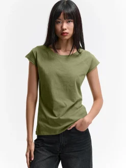 GATE Bawełniana koszulka| Koszulki I Topy·Koszulki