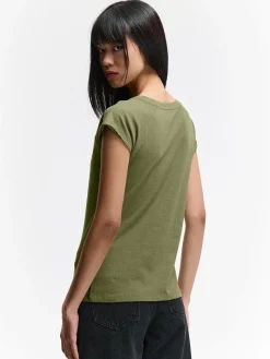 GATE Bawełniana koszulka| Koszulki I Topy·Koszulki