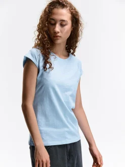 GATE Bawełniana koszulka| Koszulki I Topy·Koszulki