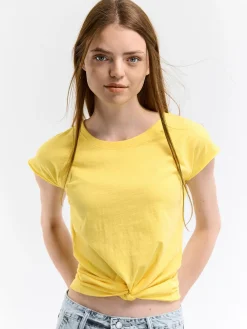 GATE Bawełniana koszulka| Koszulki I Topy·Koszulki