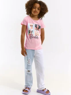 GATE Bawełniana koszulka Barbie|Dzieci Dziewczynki·Ostatnie Sztuki Ubrania Dla Dziewczynek|Dziewczynki·Koszulki I Topy