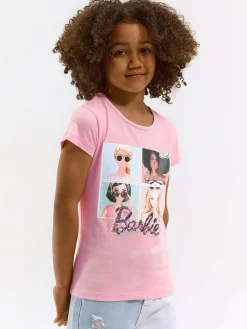 GATE Bawełniana koszulka Barbie|Dzieci Dziewczynki·Ostatnie Sztuki Ubrania Dla Dziewczynek|Dziewczynki·Koszulki I Topy