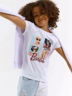 GATE Bawełniana koszulka Barbie|Dzieci Dziewczynki·Koszulki I Topy