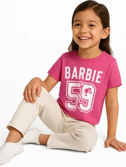 GATE Bawełniana koszulka Barbie|Dzieci Dziewczynki·Koszulki I Topy