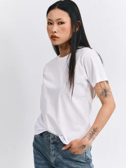 GATE Bawełniana koszulka basic| Koszulki I Topy·Koszulki