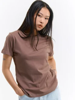 GATE Bawełniana koszulka basic| Koszulki I Topy·Koszulki