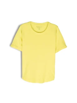 GATE Bawełniana koszulka basic z krótkim rękawem| Koszulki I Topy·Koszulki