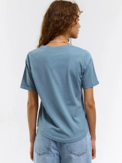 GATE Bawełniana koszulka basic z krótkim rękawem| Koszulki I Topy·Koszulki