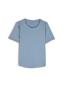 GATE Bawełniana koszulka basic z krótkim rękawem| Koszulki I Topy·Koszulki