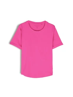 GATE Bawełniana koszulka basic z krótkim rękawem| Koszulki I Topy·Koszulki