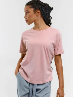 GATE Bawełniana koszulka basic z krótkim rękawem| Koszulki I Topy·Koszulki