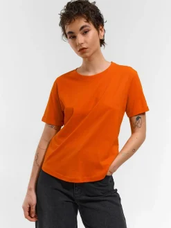 GATE Bawełniana koszulka basic z krótkim rękawem| Koszulki I Topy·Koszulki