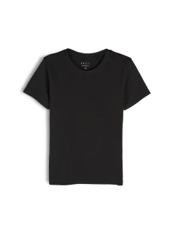 GATE Bawełniana koszulka basic z krótkim rękawem| Koszulki I Topy·Koszulki