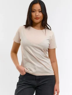 GATE Bawełniana koszulka basic z krótkim rękawem| Koszulki I Topy·Koszulki