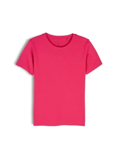 GATE Bawełniana koszulka basic z krótkim rękawem| Koszulki I Topy·Koszulki