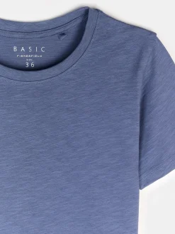 GATE Bawełniana koszulka basic z krótkim rękawem| Koszulki I Topy·Koszulki