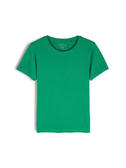 GATE Bawełniana koszulka basic z krótkim rękawem| Koszulki I Topy·Koszulki