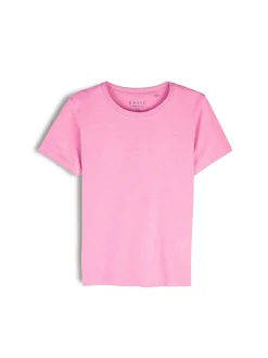 GATE Bawełniana koszulka basic z krótkim rękawem| Koszulki I Topy·Koszulki