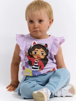 GATE Bawełniana koszulka Gabby's Dollhouse|Dzieci Dziewczynki·Koszulki I Topy