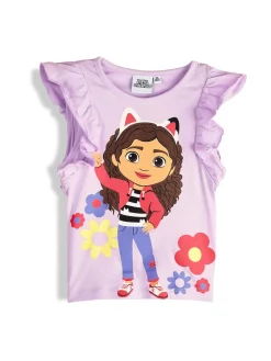 GATE Bawełniana koszulka Gabby's Dollhouse|Dzieci Dziewczynki·Koszulki I Topy