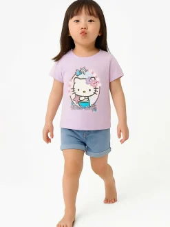 GATE Bawełniana koszulka Hello Kitty|Dzieci Dziewczynki·Koszulki I Topy