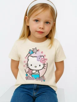 GATE Bawełniana koszulka Hello Kitty|Dzieci Dziewczynki·Koszulki I Topy