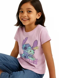 GATE Bawełniana koszulka Lilo i Stich|Dzieci Dziewczynki·Koszulki I Topy