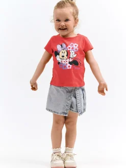 GATE Bawełniana koszulka Minnie Mouse|Dzieci Dziewczynki·Koszulki I Topy