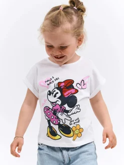 GATE Bawełniana koszulka Minnie Mouse|Dzieci Dziewczynki·Koszulki I Topy