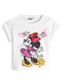 GATE Bawełniana koszulka Minnie Mouse|Dzieci Dziewczynki·Koszulki I Topy