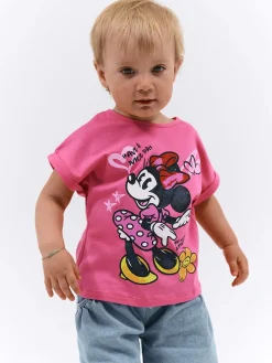 GATE Bawełniana koszulka Minnie Mouse|Dzieci Dziewczynki·Koszulki I Topy